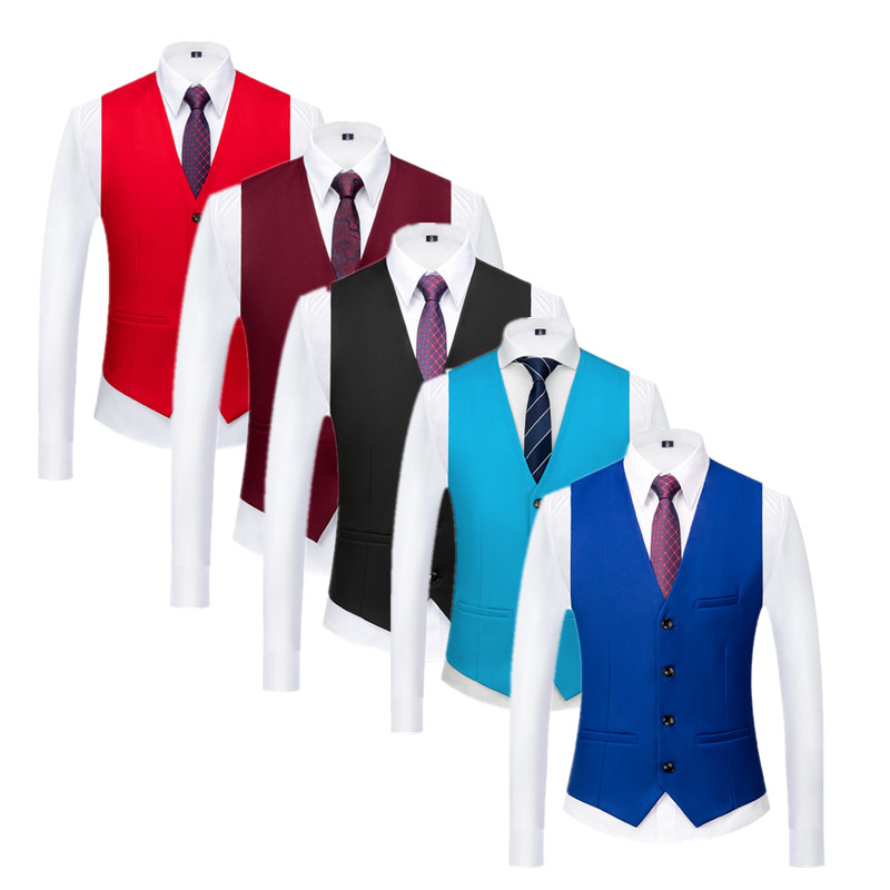 Formal Vest Waistcoat - Colete de terno formal estilo britânico