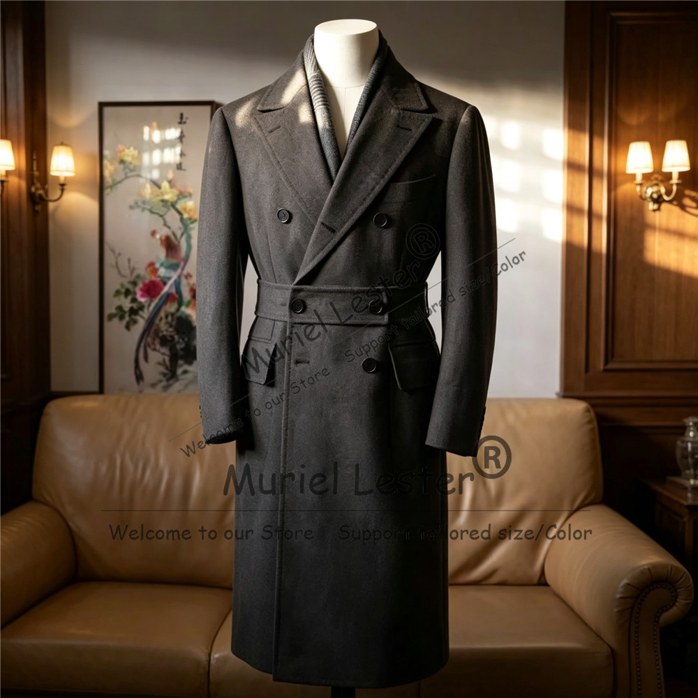Men'S Vintage Formal Wear - Casaco Masculino Vintage, Jaqueta Longa Sob