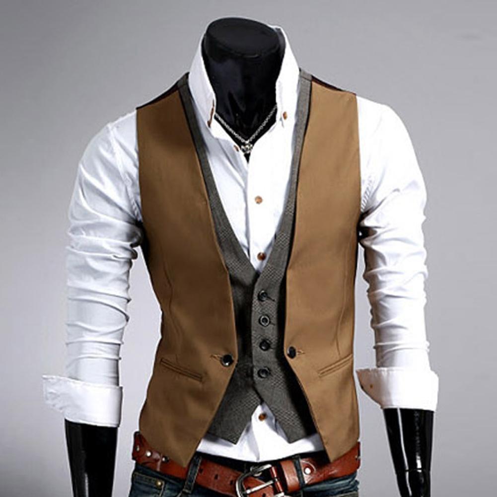 Formal Vest Waistcoat - Homens colete formal colete de negócios