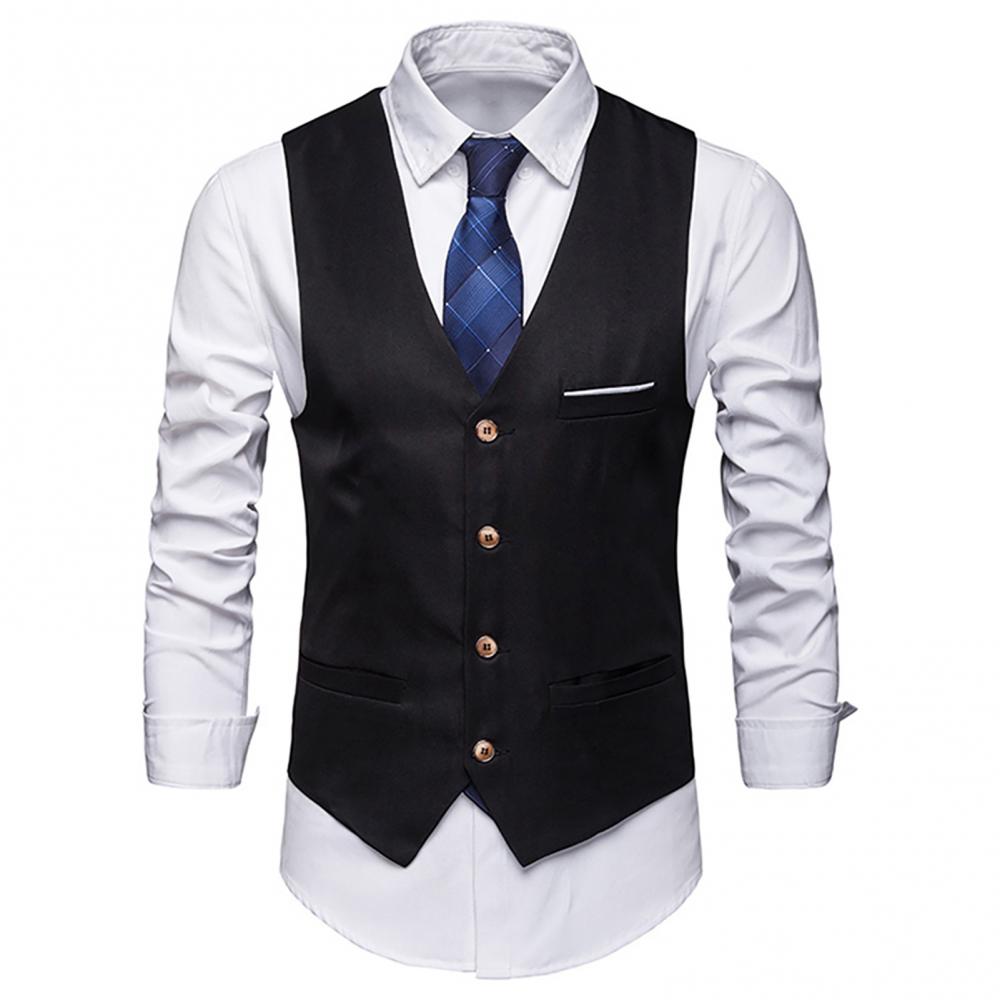 Formal Vest Waistcoat - Coletes de vestido para homens fino
