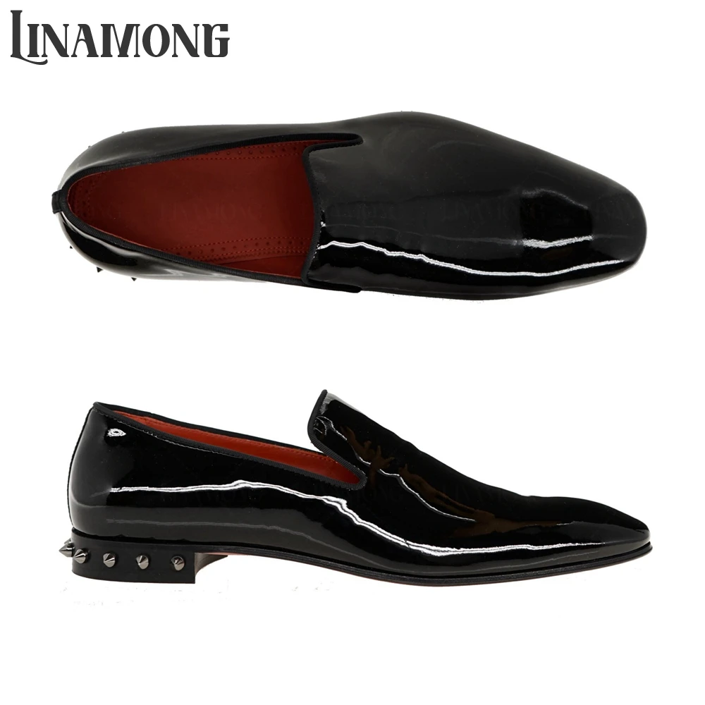 Patent Leather Oxford - Sapatos Sociais Masculinos de Couro Envernizado