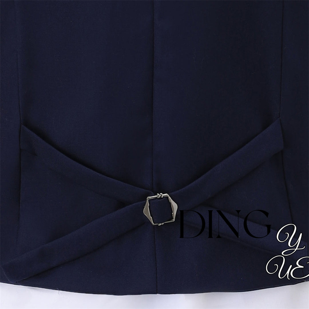 Casual duplo breasted moda mas - Formal Vest Waistcoat avaliação e preço