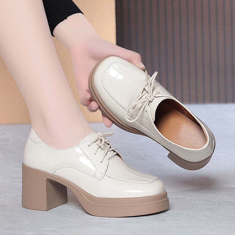 Sapatos Oxford Femininos de Co - Patent Leather Oxford avaliação e preço