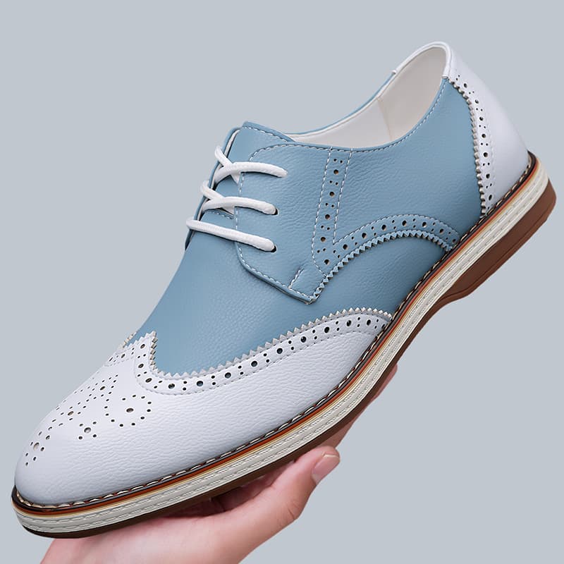 Sapatos Oxford Brogue Masculin - Patent Leather Oxford avaliação e preço