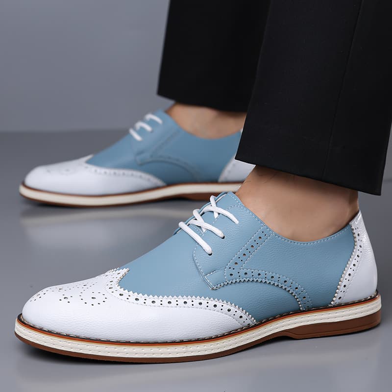 Sapatos Oxford Brogue Masculin - Patent Leather Oxford avaliação e preço