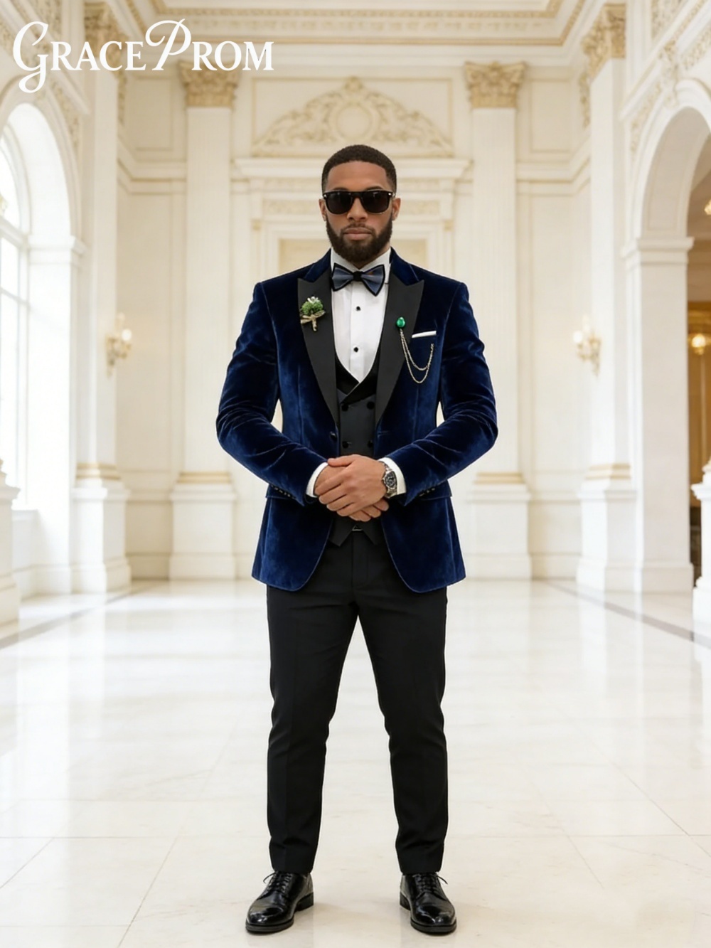 Conjunto de Terno Luxuoso de V - Men'S Formal Wear In Winter avaliação e preço