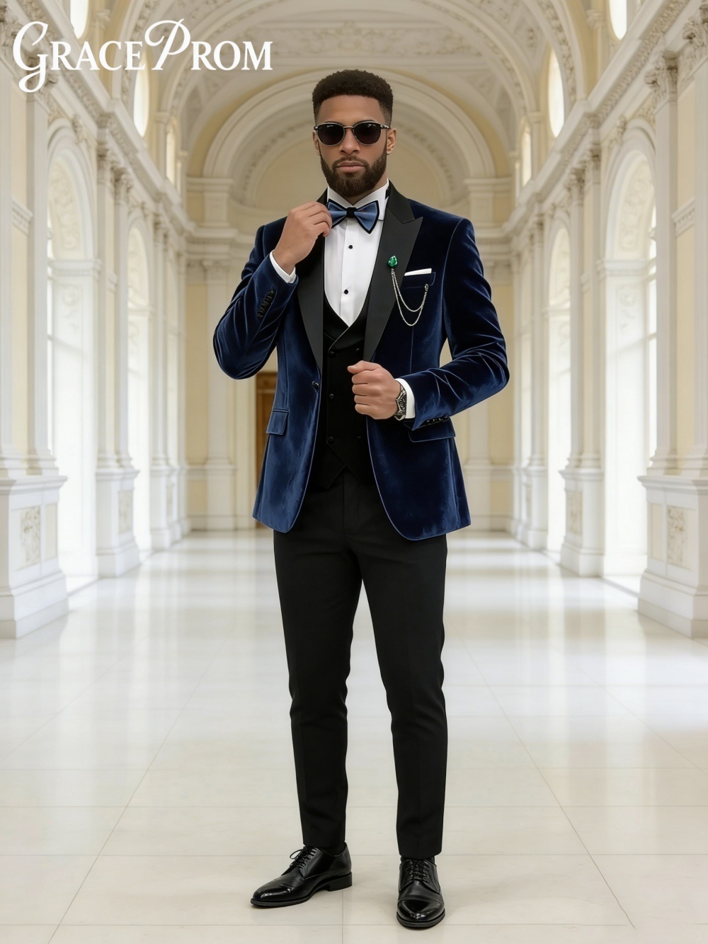 Conjunto de Terno Luxuoso de V - Men'S Formal Wear In Winter avaliação e preço