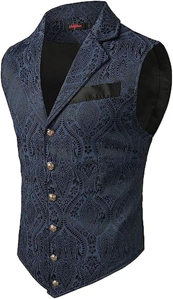 Colete Masculino Multicolorido - Formal Vest Waistcoat avaliação e preço