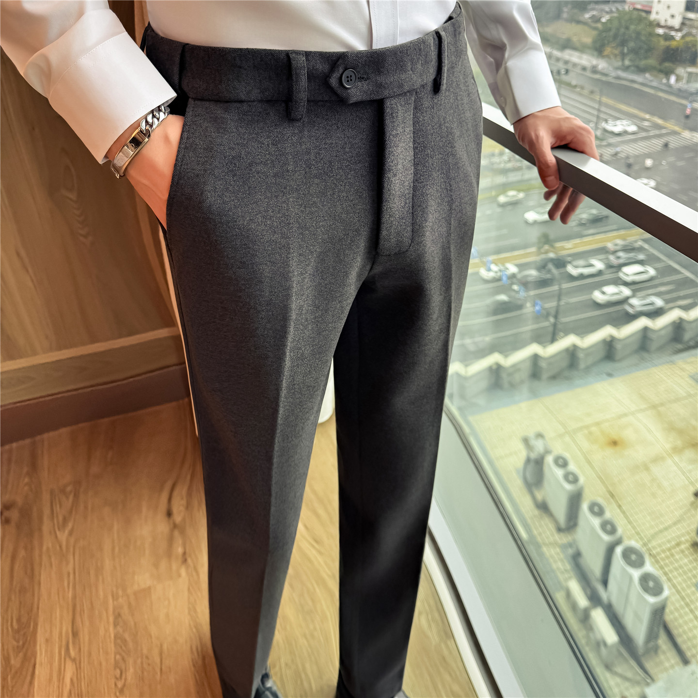 Calças de Vestir Masculinas em - Men'S Formal Wear In Winter avaliação e preço