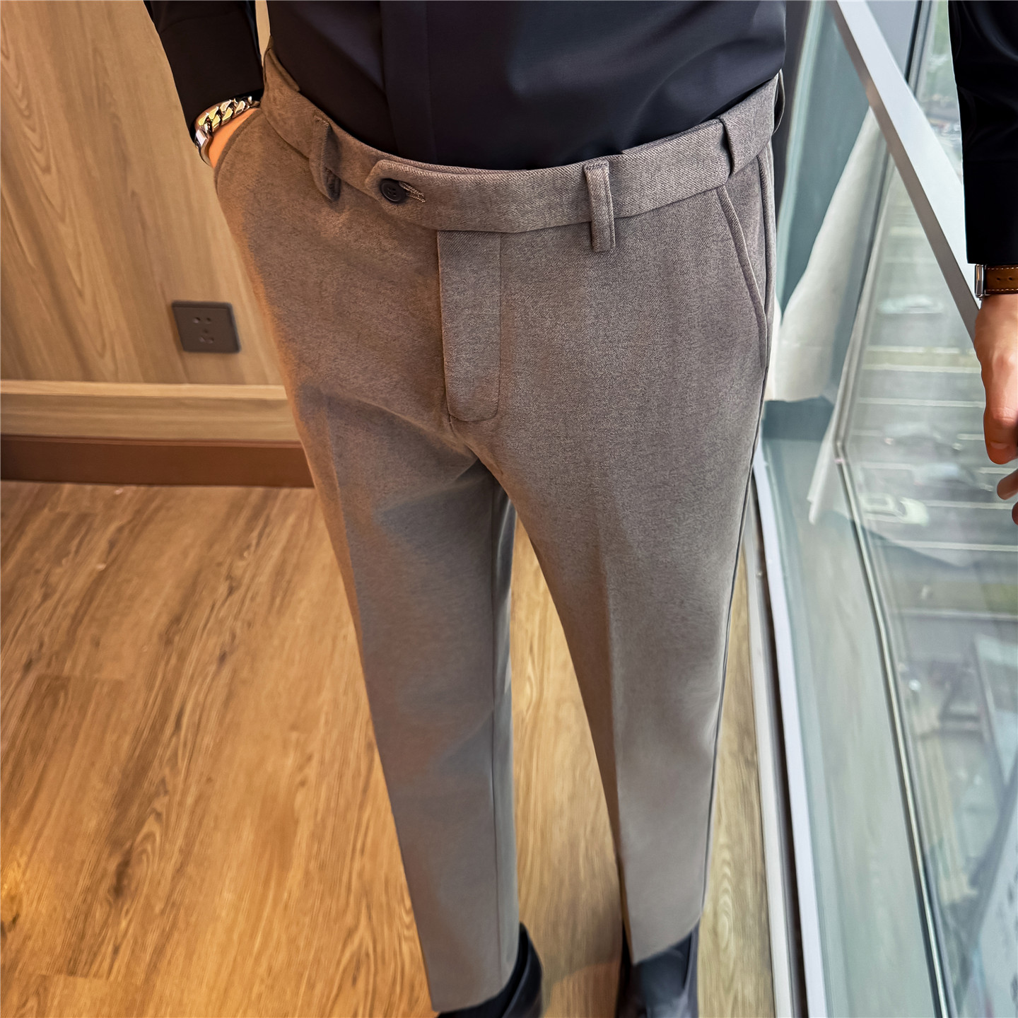 Calças de Vestir Masculinas em - Men'S Formal Wear In Winter avaliação e preço