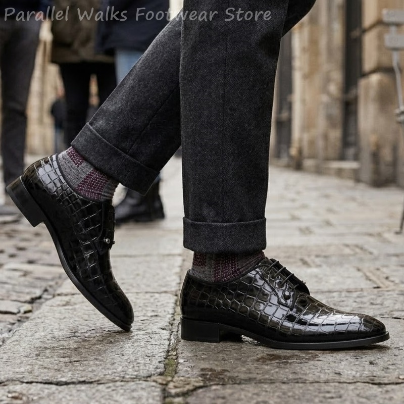 Sapatos Oxford de Couro Envern - Patent Leather Oxford avaliação e preço