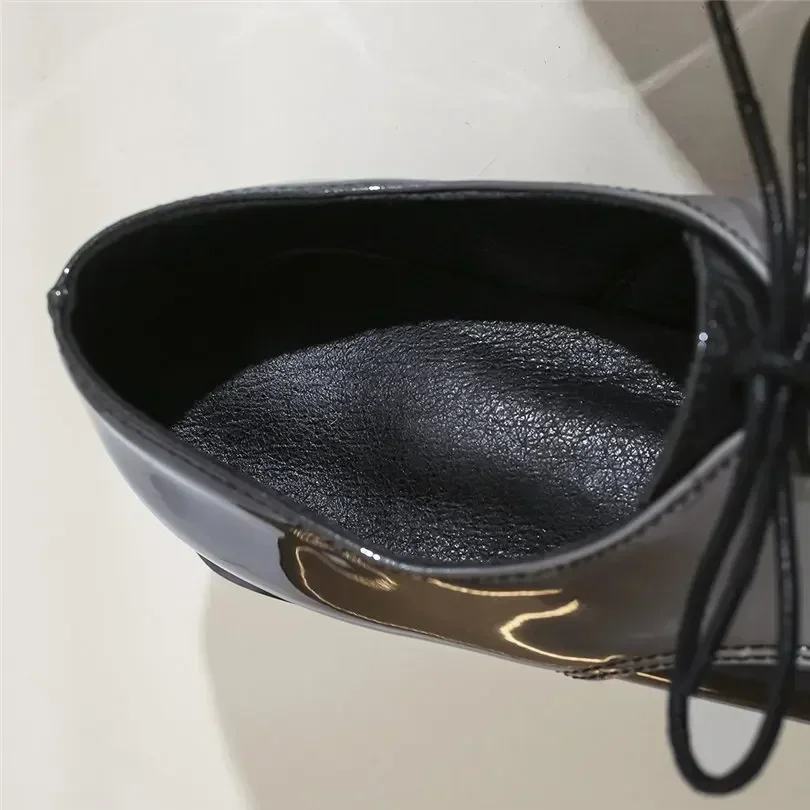 Mulheres britânicas oxfords gr - Patent Leather Oxford avaliação e preço