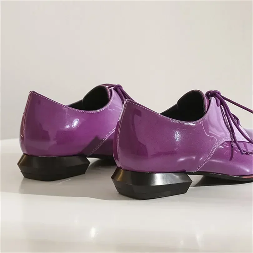 Mulheres britânicas oxfords gr - Patent Leather Oxford avaliação e preço