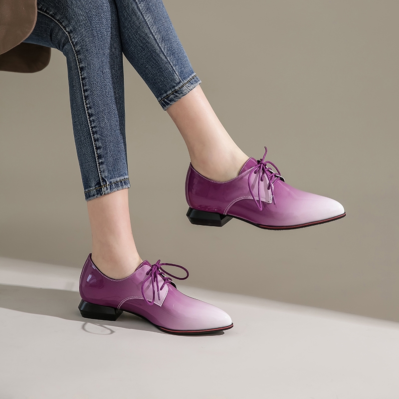 Mulheres britânicas oxfords gr - Patent Leather Oxford avaliação e preço