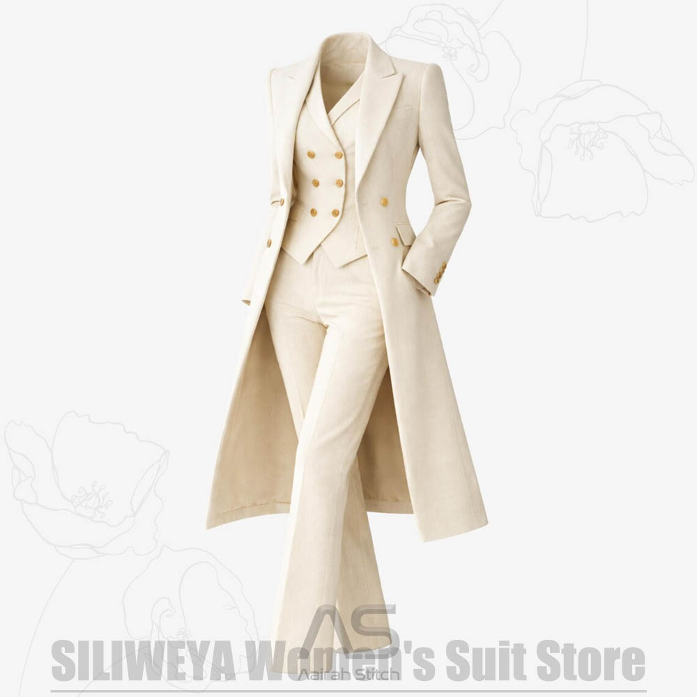 Conjunto Feminino de 3 Peças:  - Formal Vest Waistcoat avaliação e preço