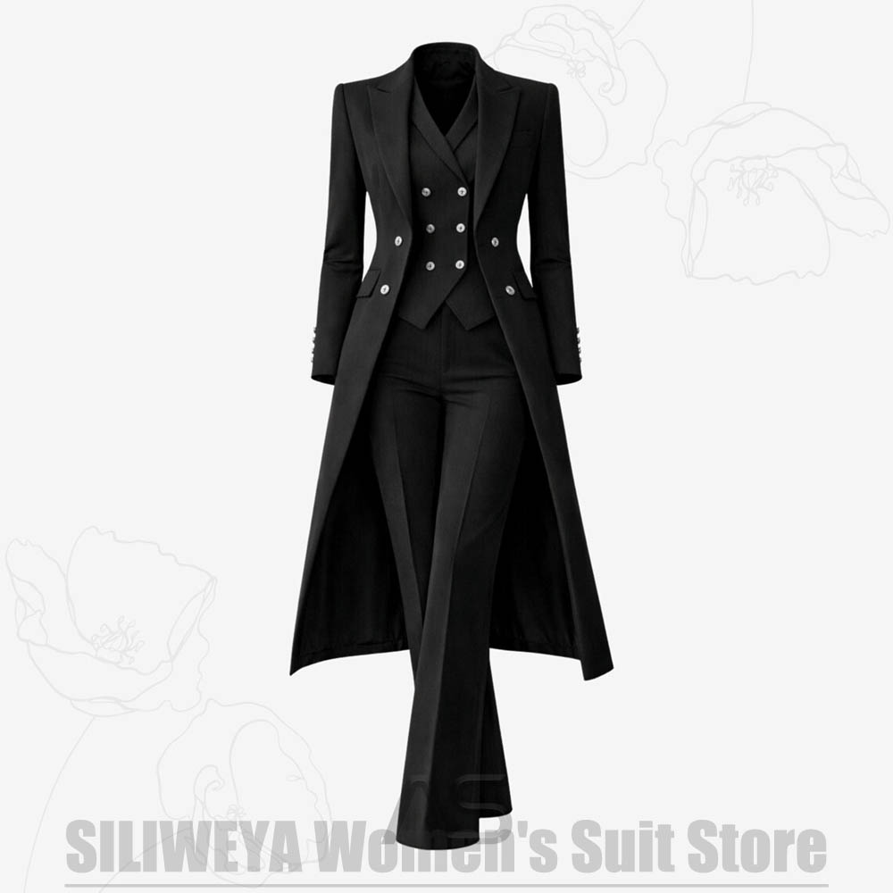 Conjunto Feminino de 3 Peças:  - Formal Vest Waistcoat avaliação e preço