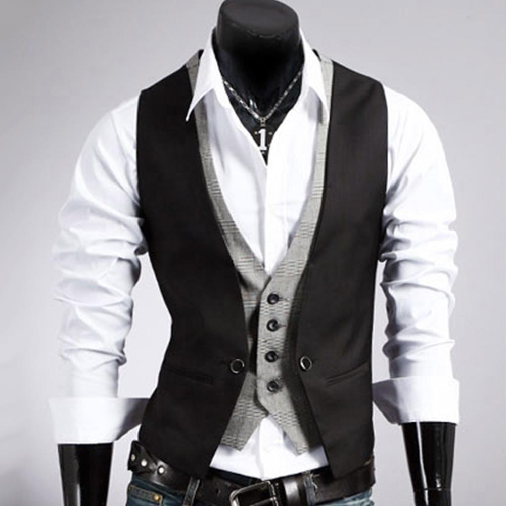 Homens colete formal colete de - Formal Vest Waistcoat avaliação e preço