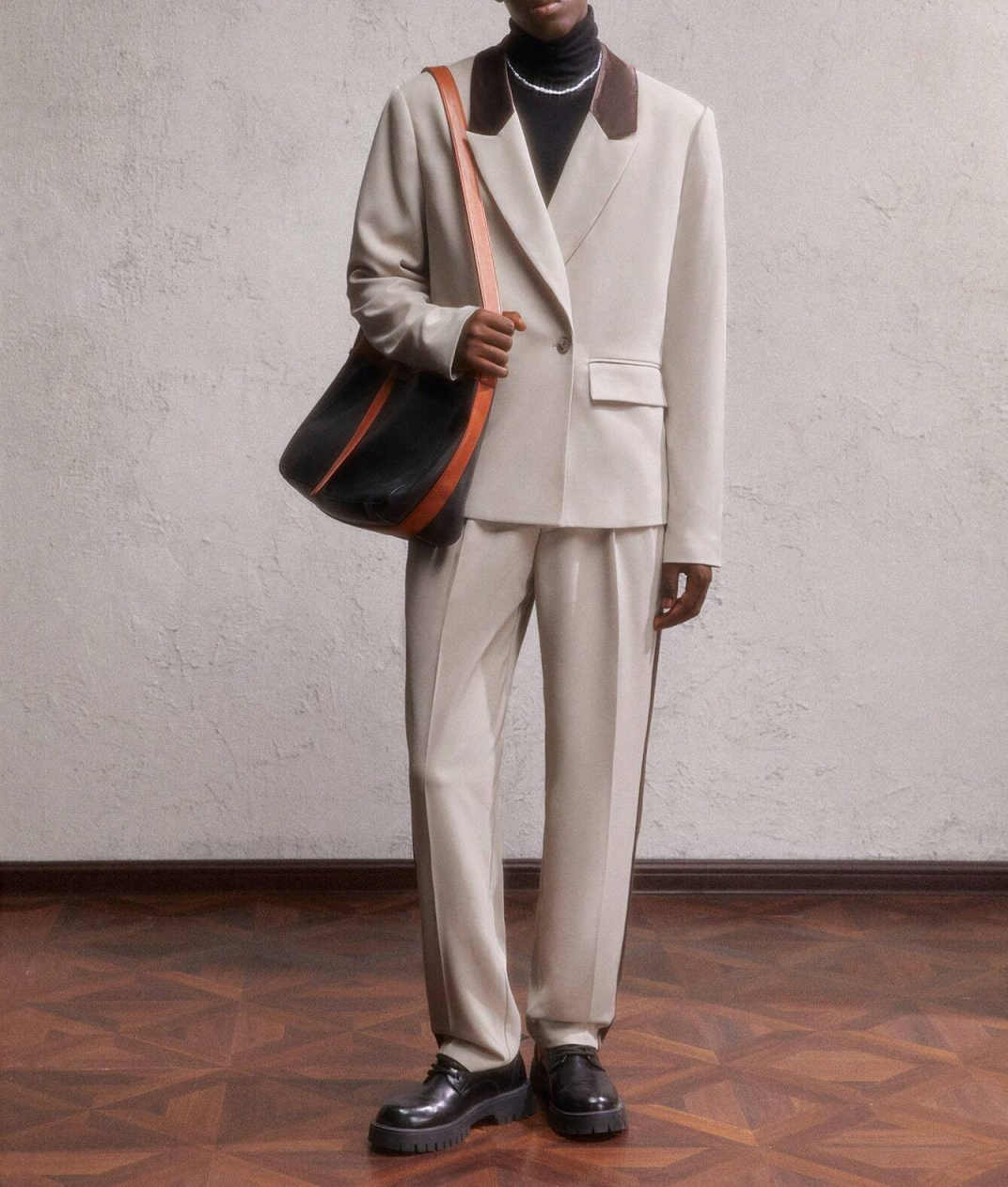 Terno Masculino Simples de 2 P - Men'S Formal Wear In Winter avaliação e preço