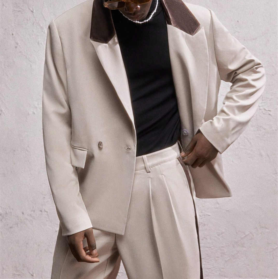 Terno Masculino Simples de 2 P - Men'S Formal Wear In Winter avaliação e preço