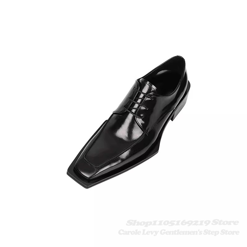Sapatos masculinos de couro en - Patent Leather Oxford avaliação e preço