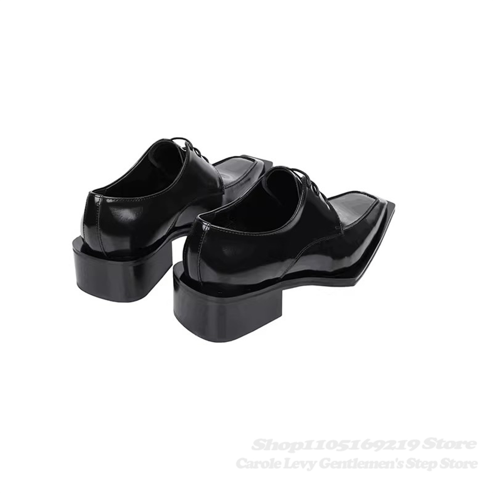 Sapatos masculinos de couro en - Patent Leather Oxford avaliação e preço