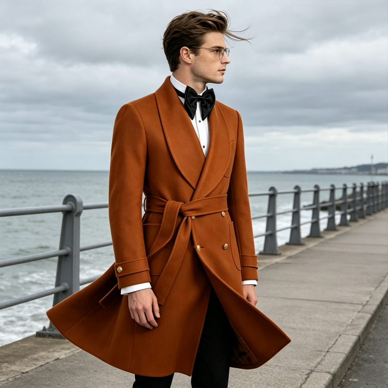 Sobretudo Masculino de Luxo em - Men'S Formal Wear In Winter avaliação e preço