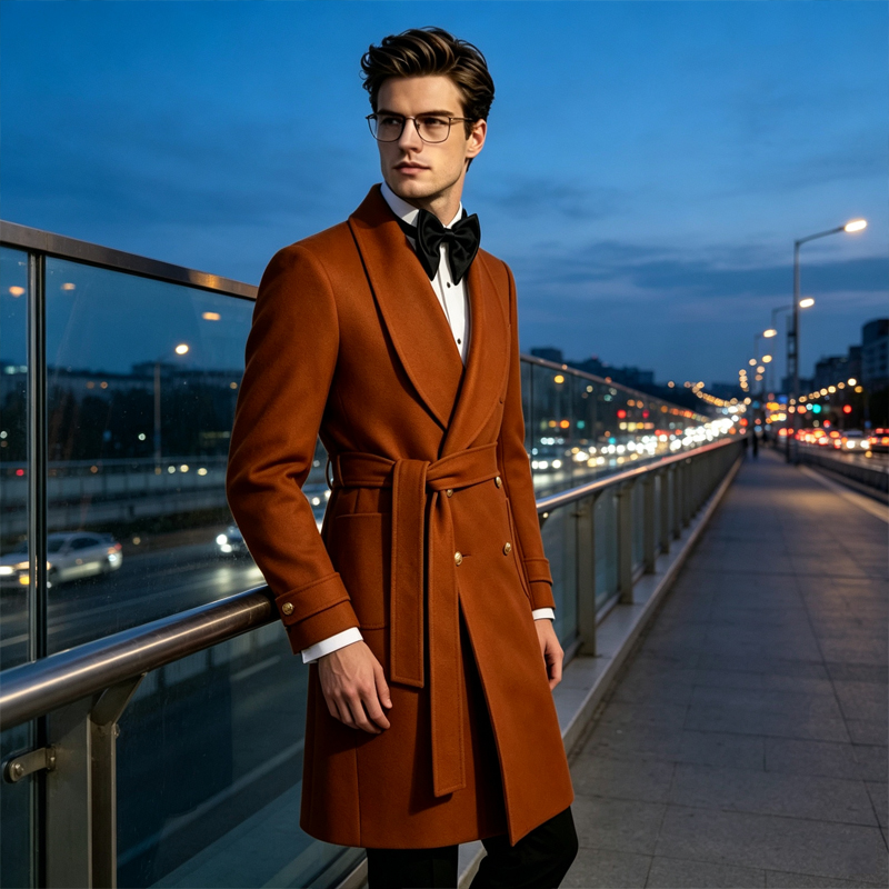 Sobretudo Masculino de Luxo em - Men'S Formal Wear In Winter avaliação e preço